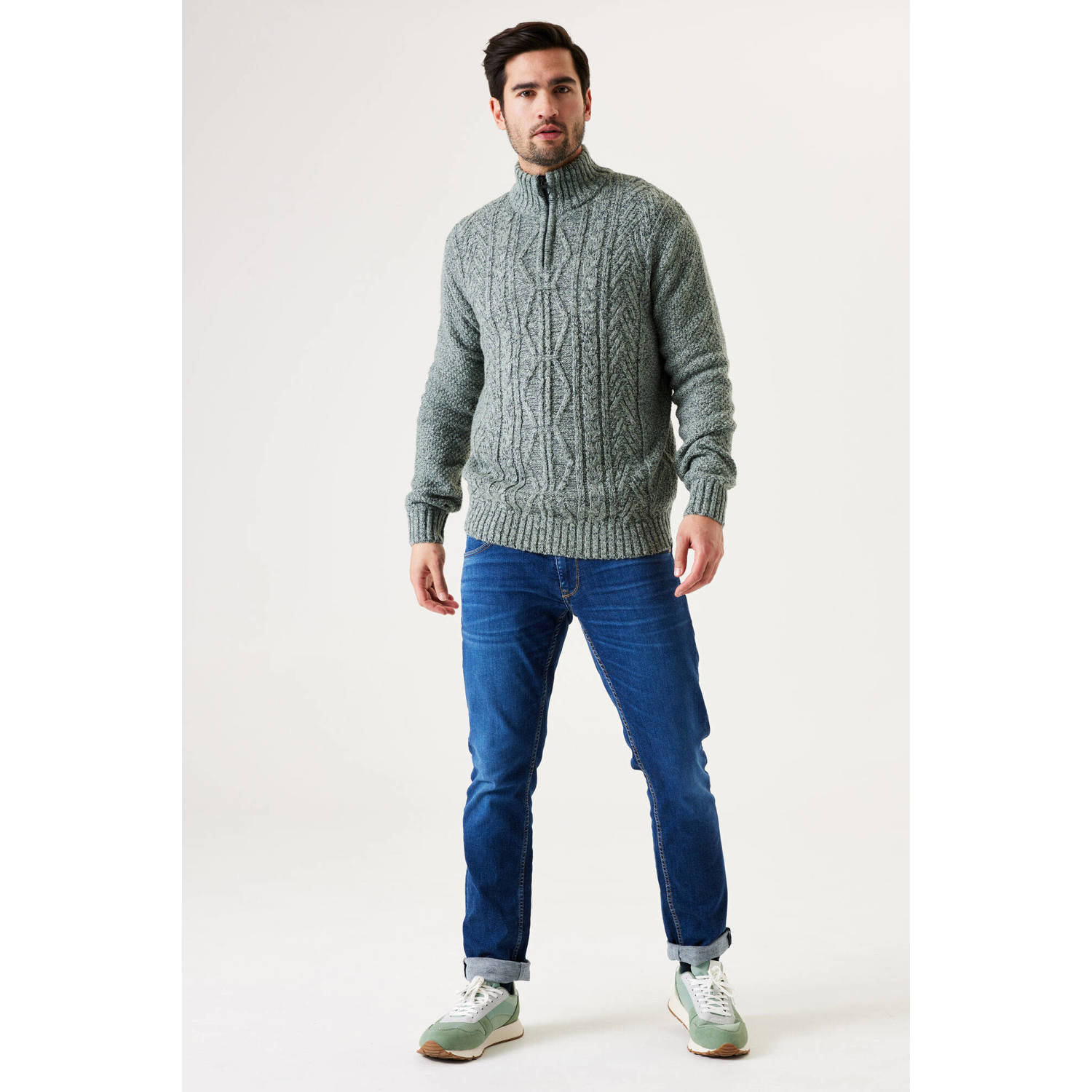Garcia gebreide trui groen