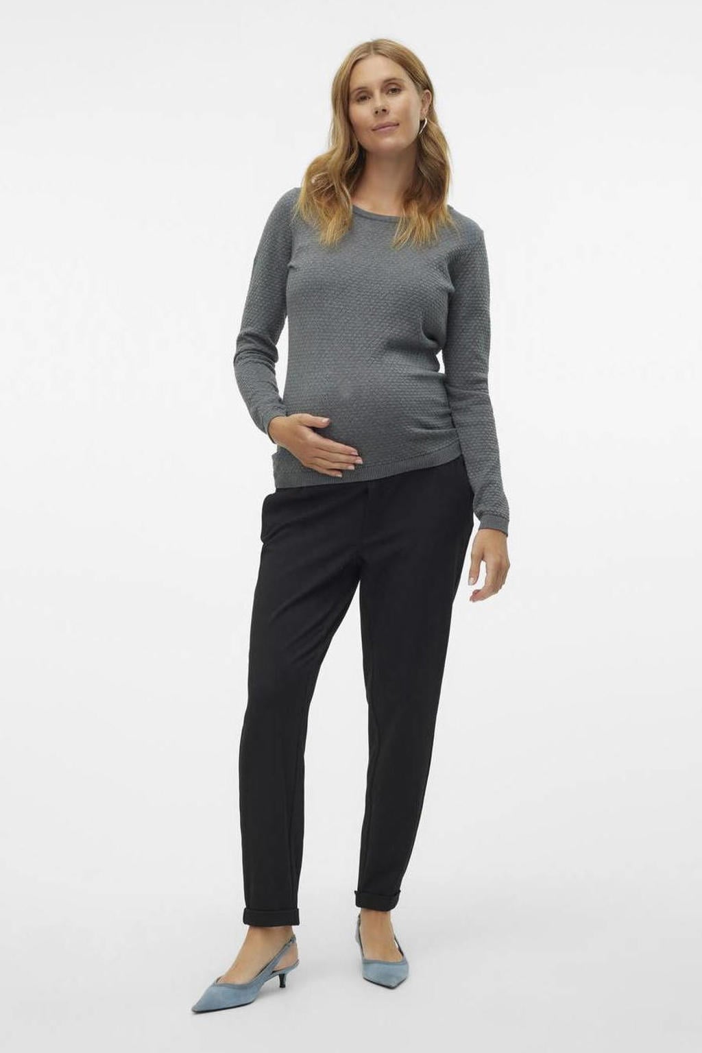 VERO MODA MATERNITY regular fit zwangerschapspantalon VMMMAYA zwart