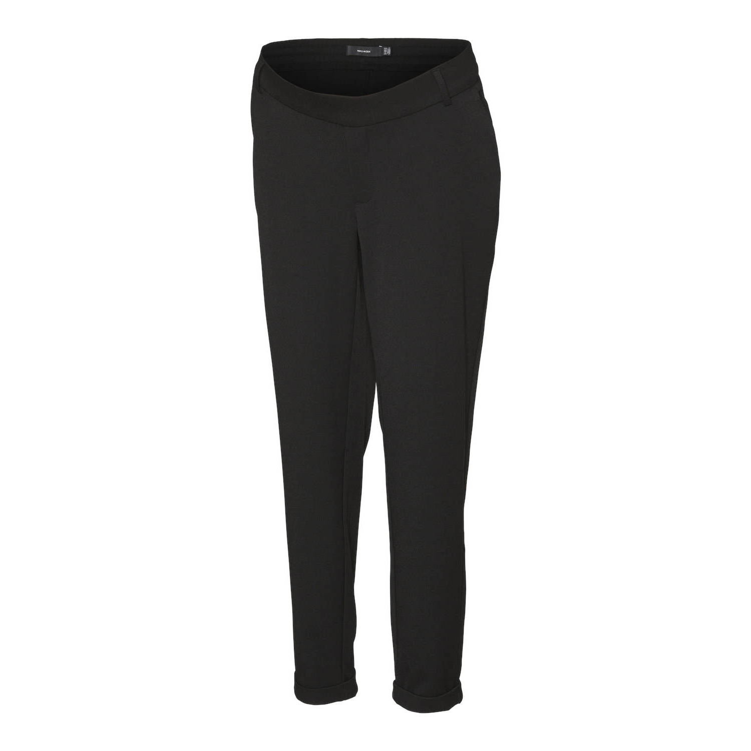 VERO MODA MATERNITY regular fit zwangerschapspantalon VMMMAYA zwart Broek Dames Polyester XXL