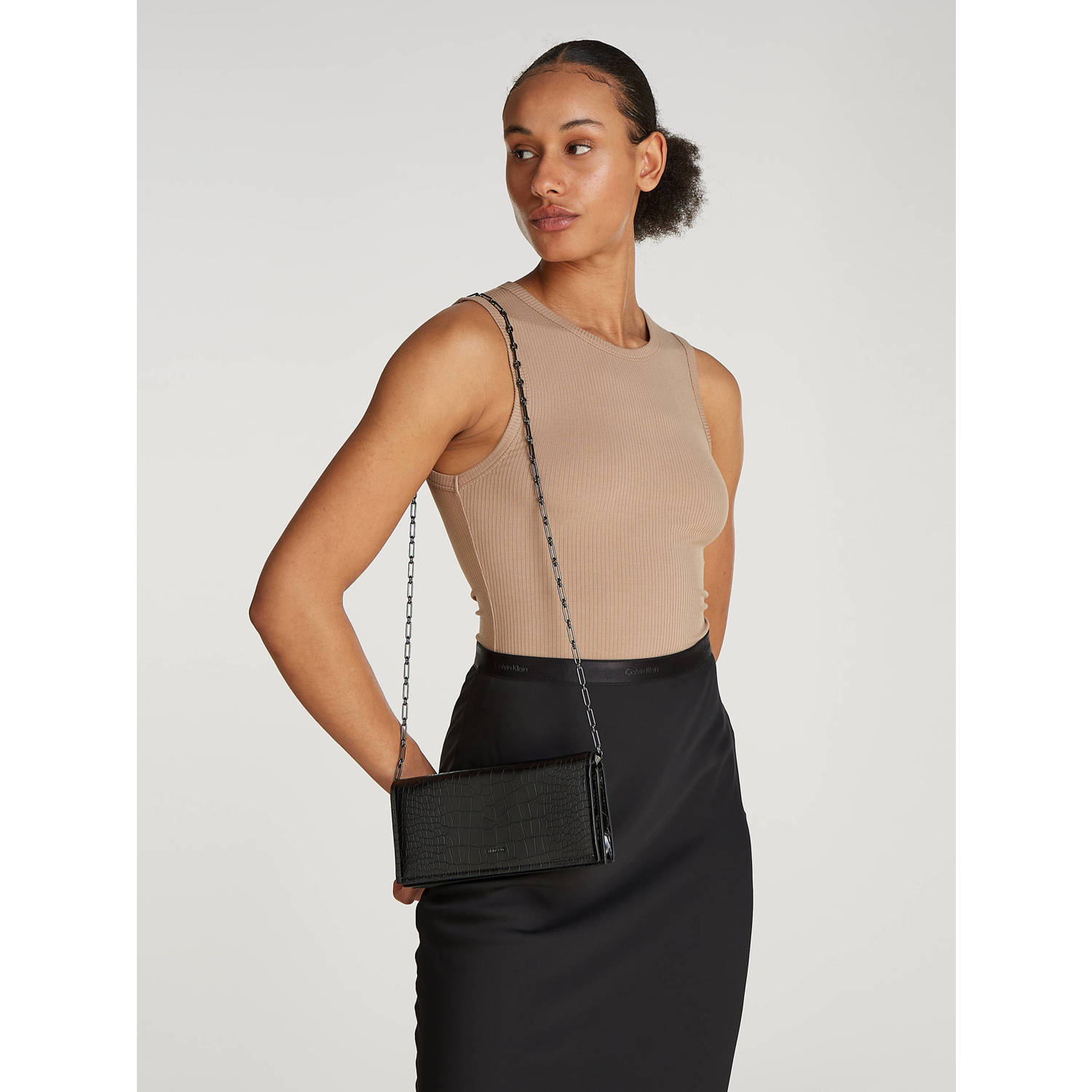 Calvin Klein clutch zwart