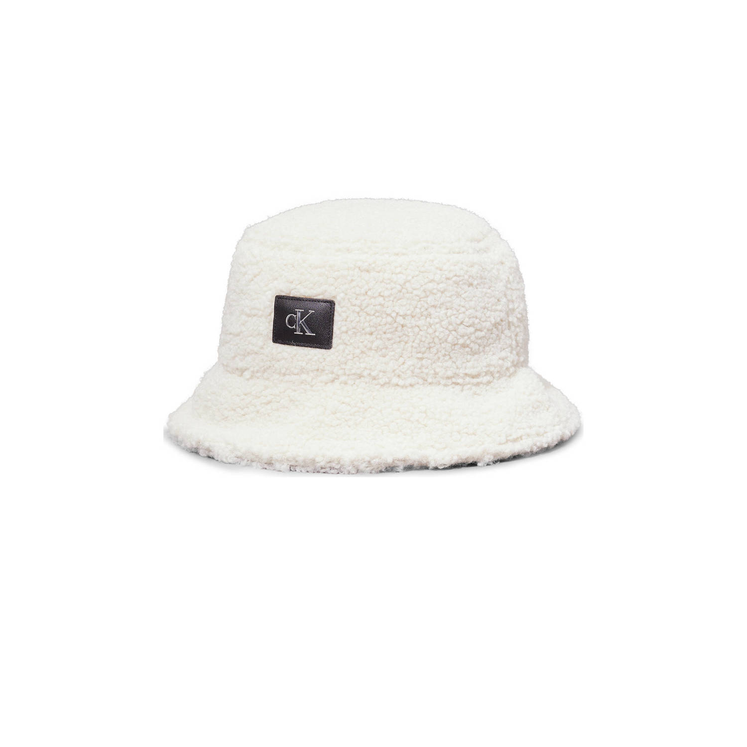 Calvin Klein teddy bucket hat ecru