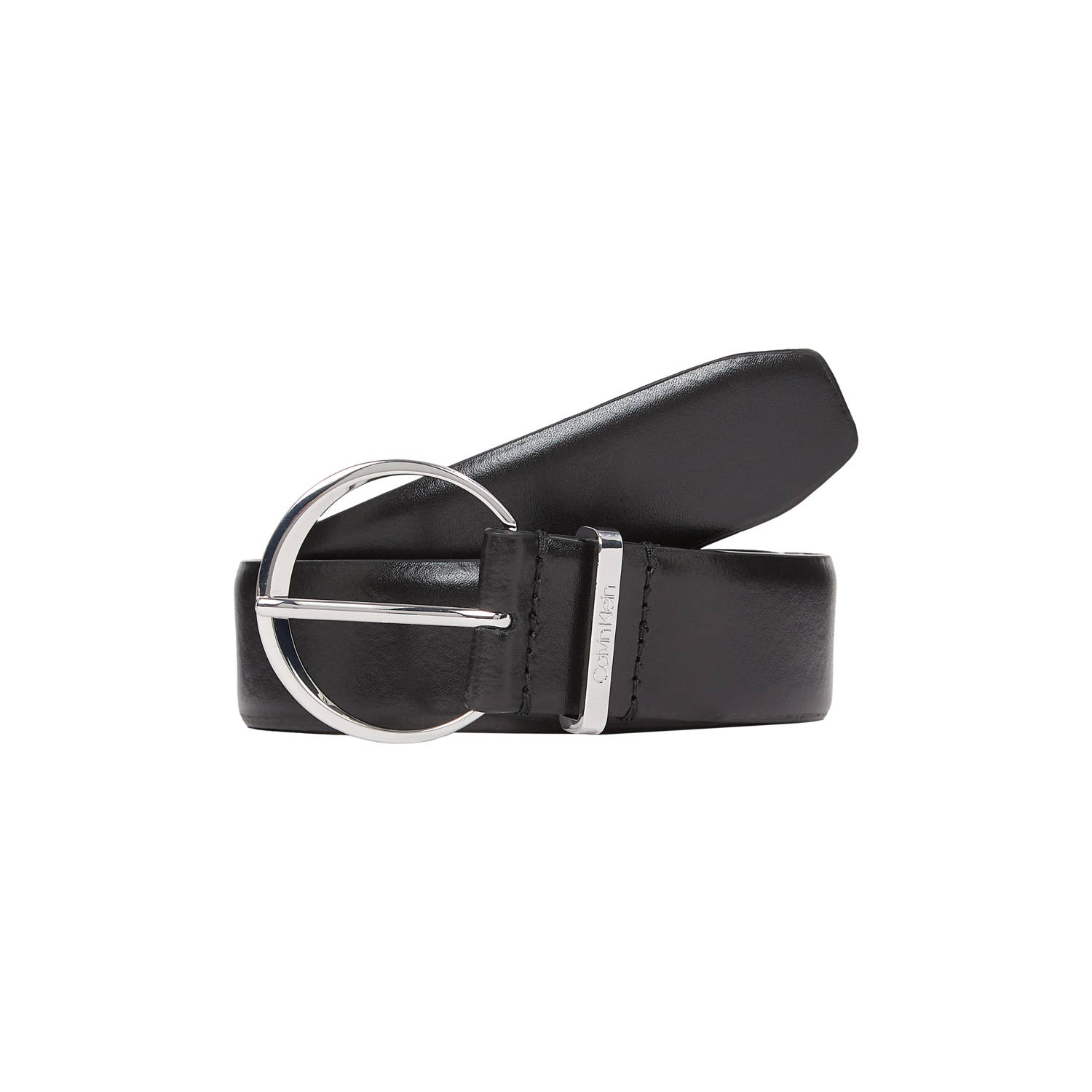 Calvin Klein leren riem zwart