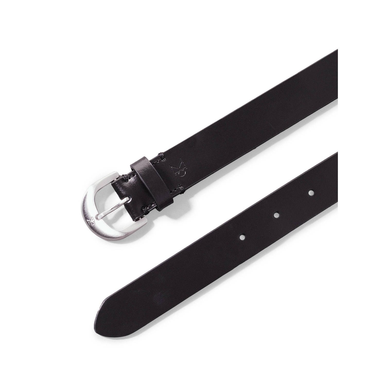 Calvin Klein leren riem zwart
