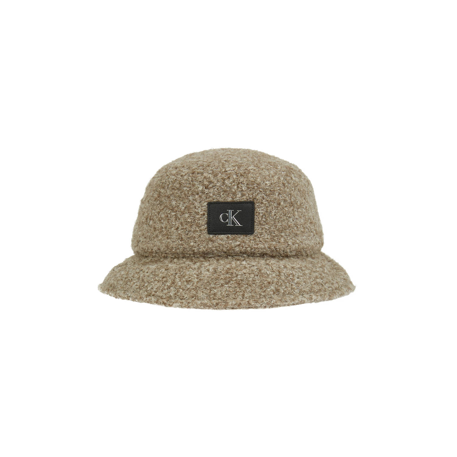 Calvin Klein teddy bucket hat beige