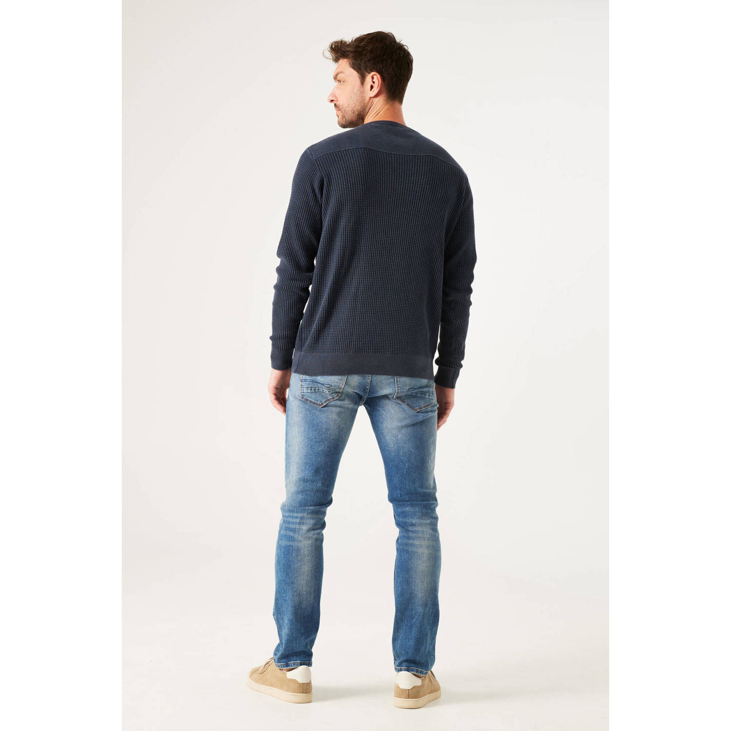 Garcia pullover donkerblauw