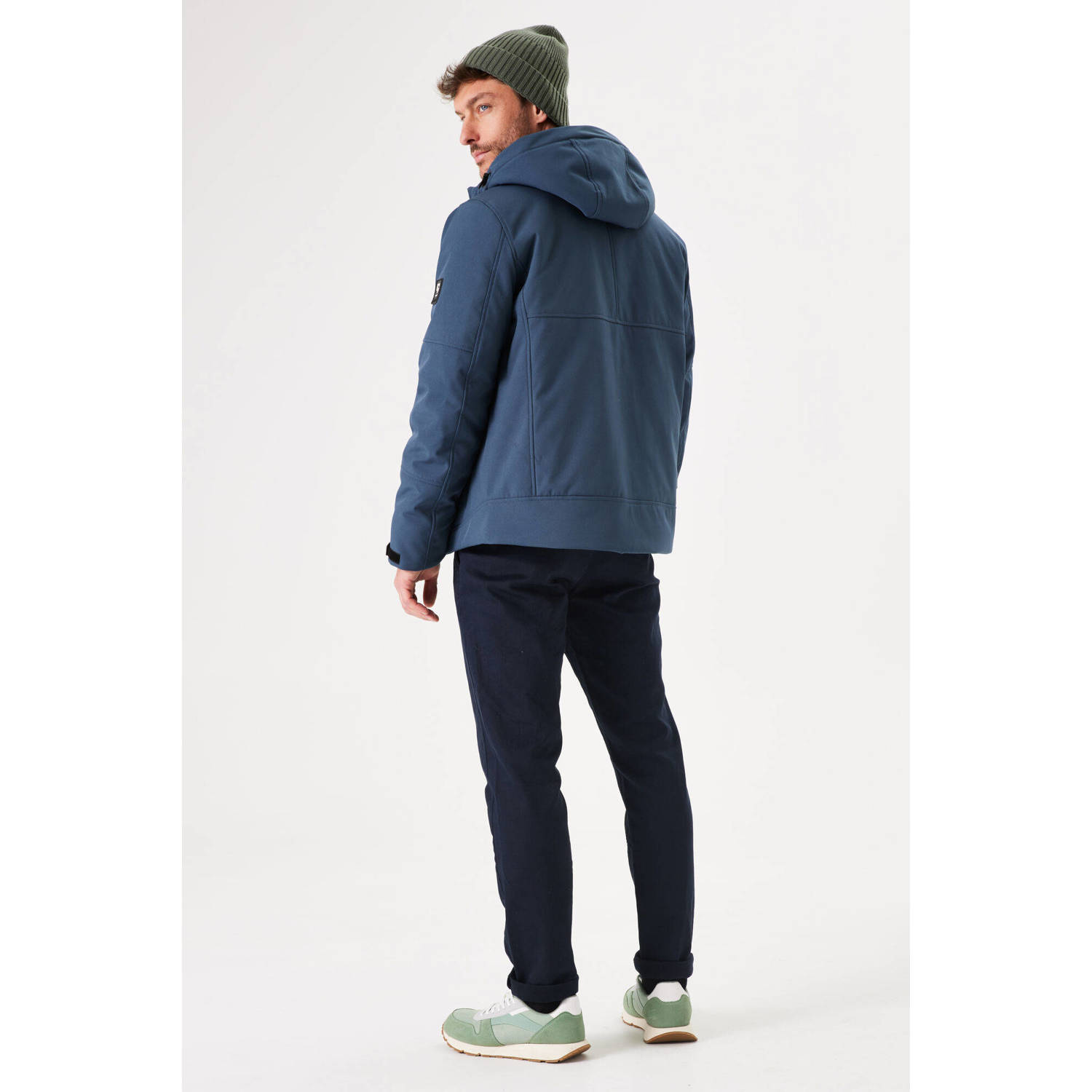 Garcia softshell jas steel blue
