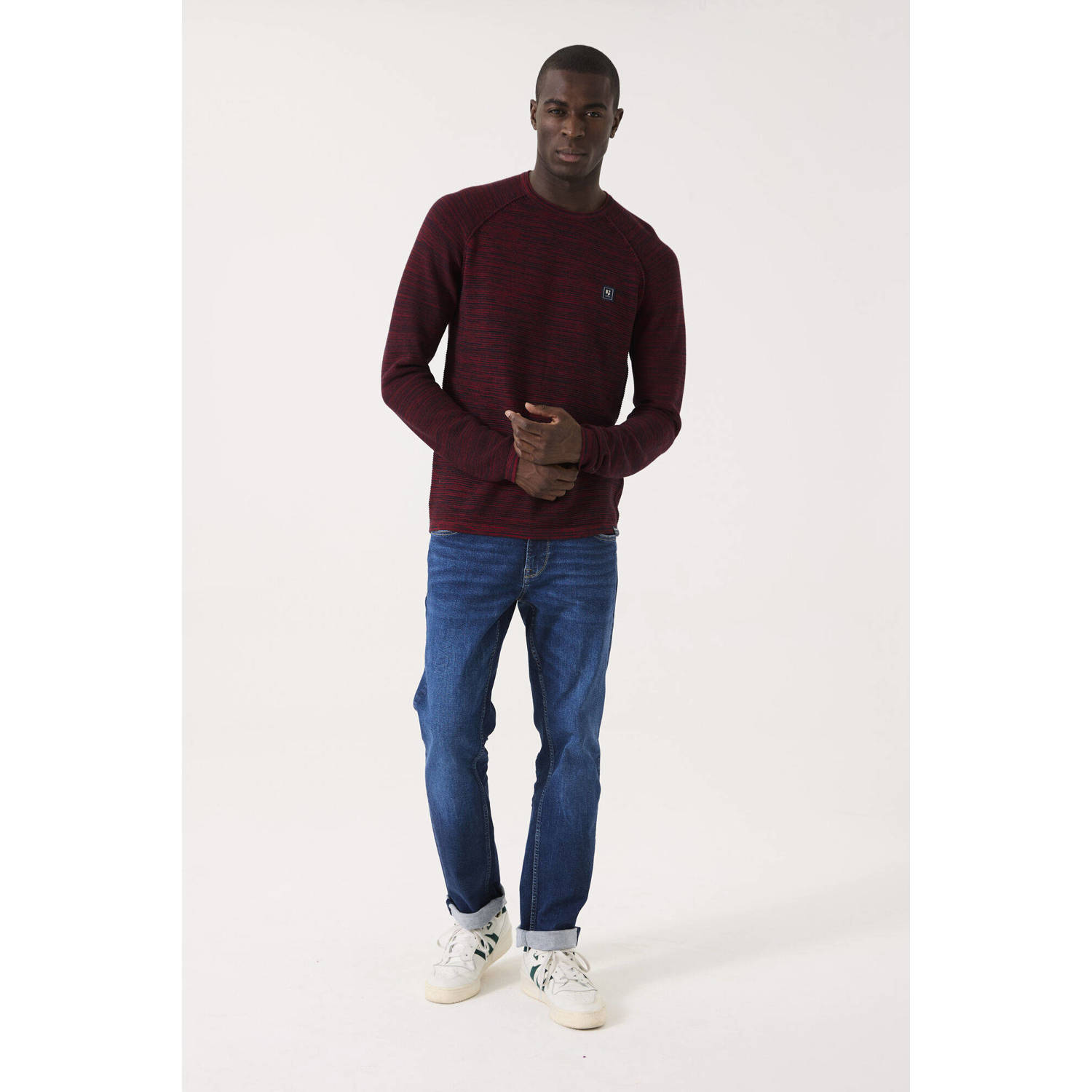 Garcia pullover donkerrood