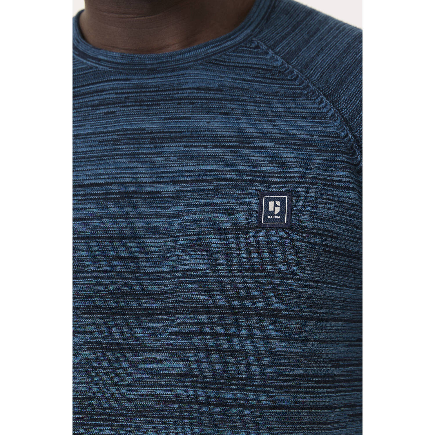 Garcia gemêleerde pullover blauw