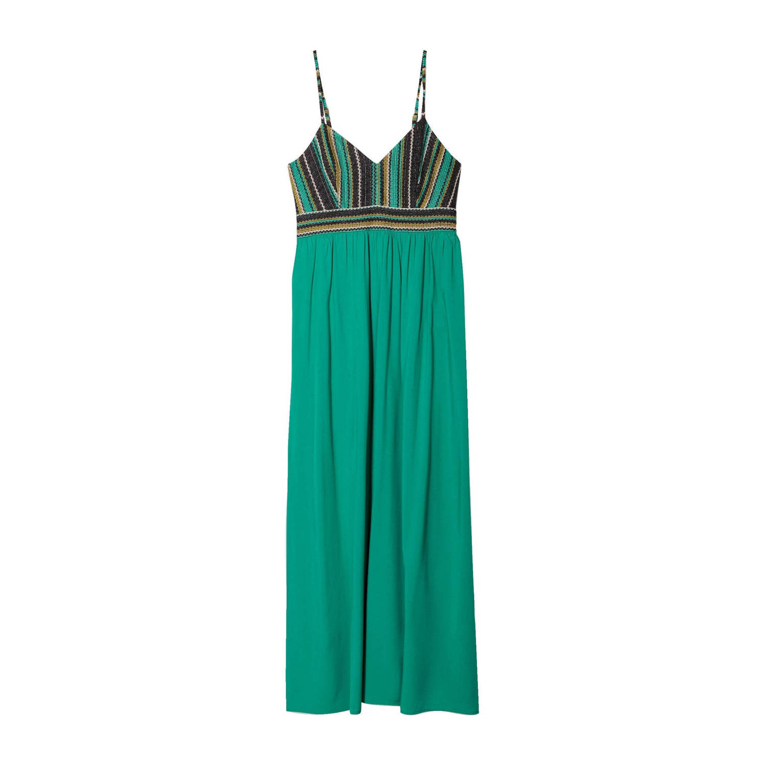Cache maxi jurk met all over print groen