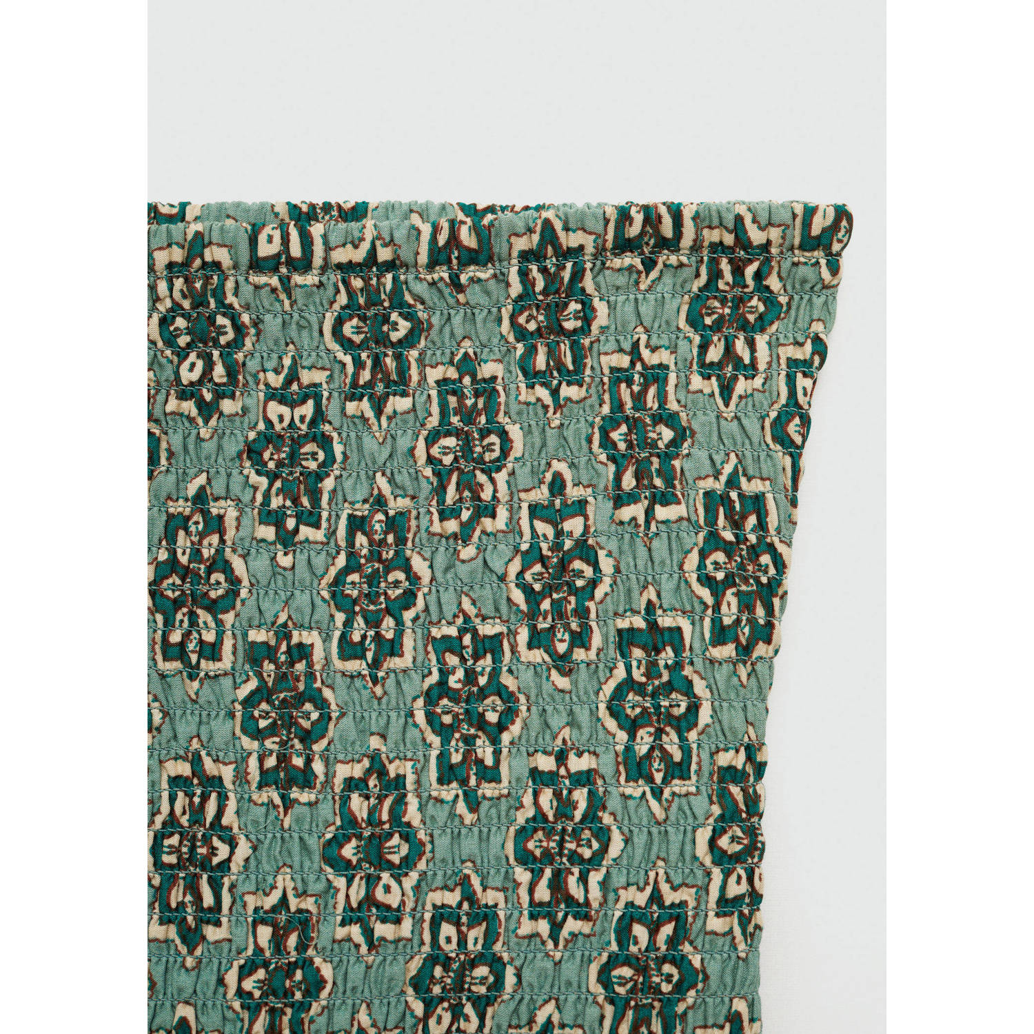 Mango Kids jurk met all over print groen