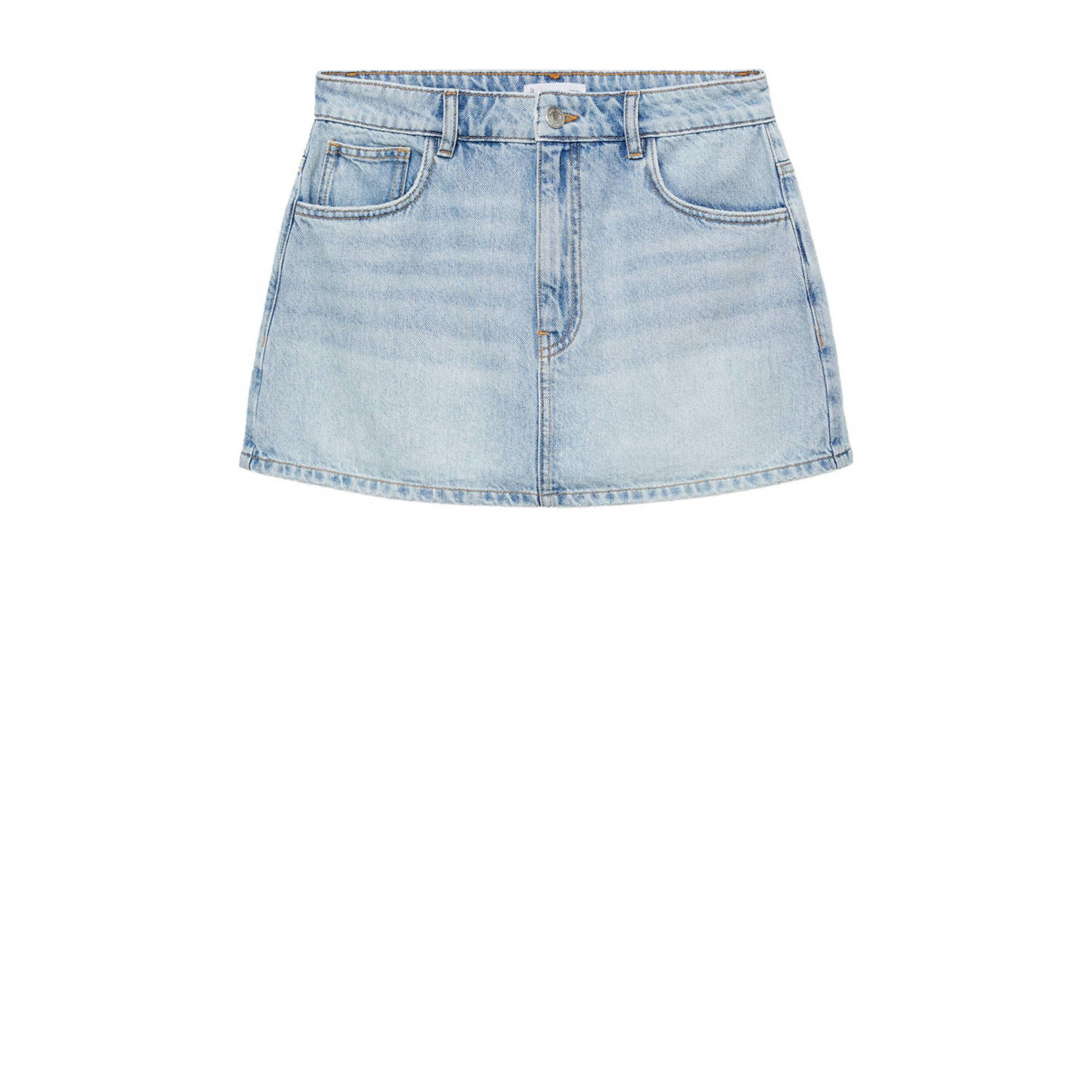 Mango Kids skort light blue denim