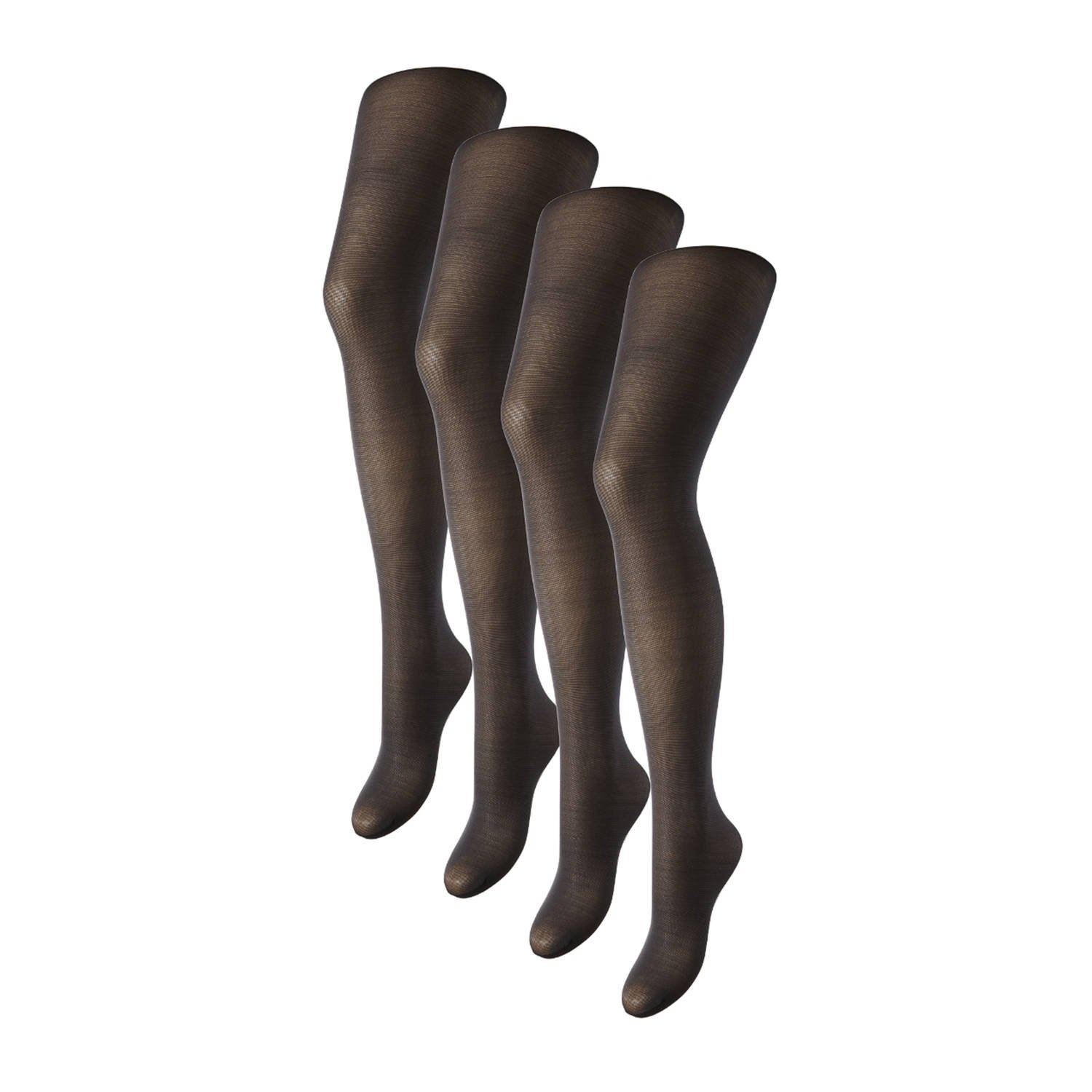 Pieces Panty PCNEW NIKOLINE 20 DEN 4 PACK TIGHTS NOOS (set 4 stuks)