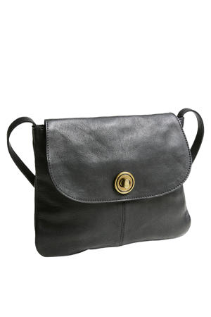 leren crossbody tas PCTOTALLY zwart