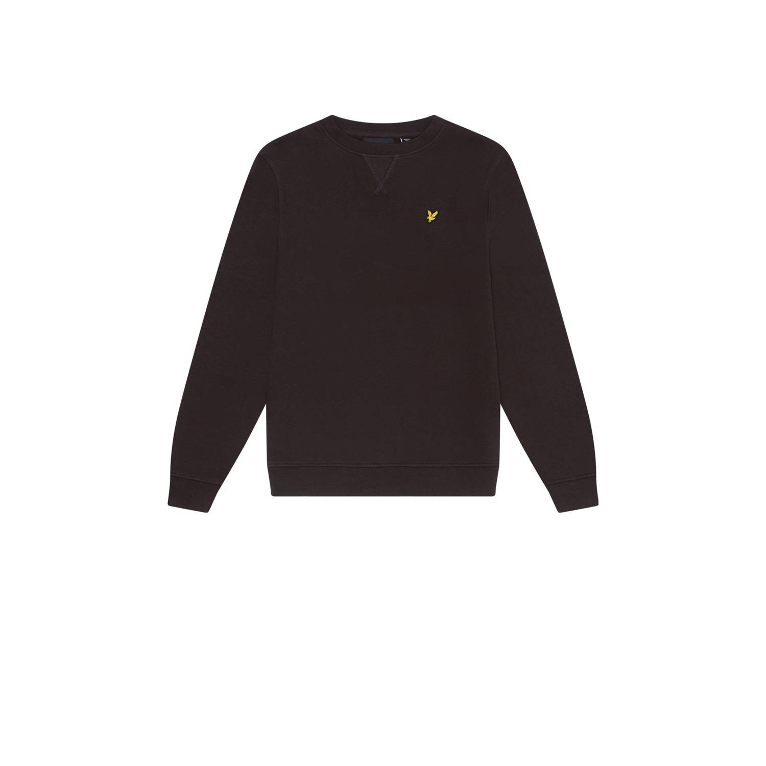 Lyle & Scott sweater Bruin Jongens Katoen Ronde hals Effen 134 140
