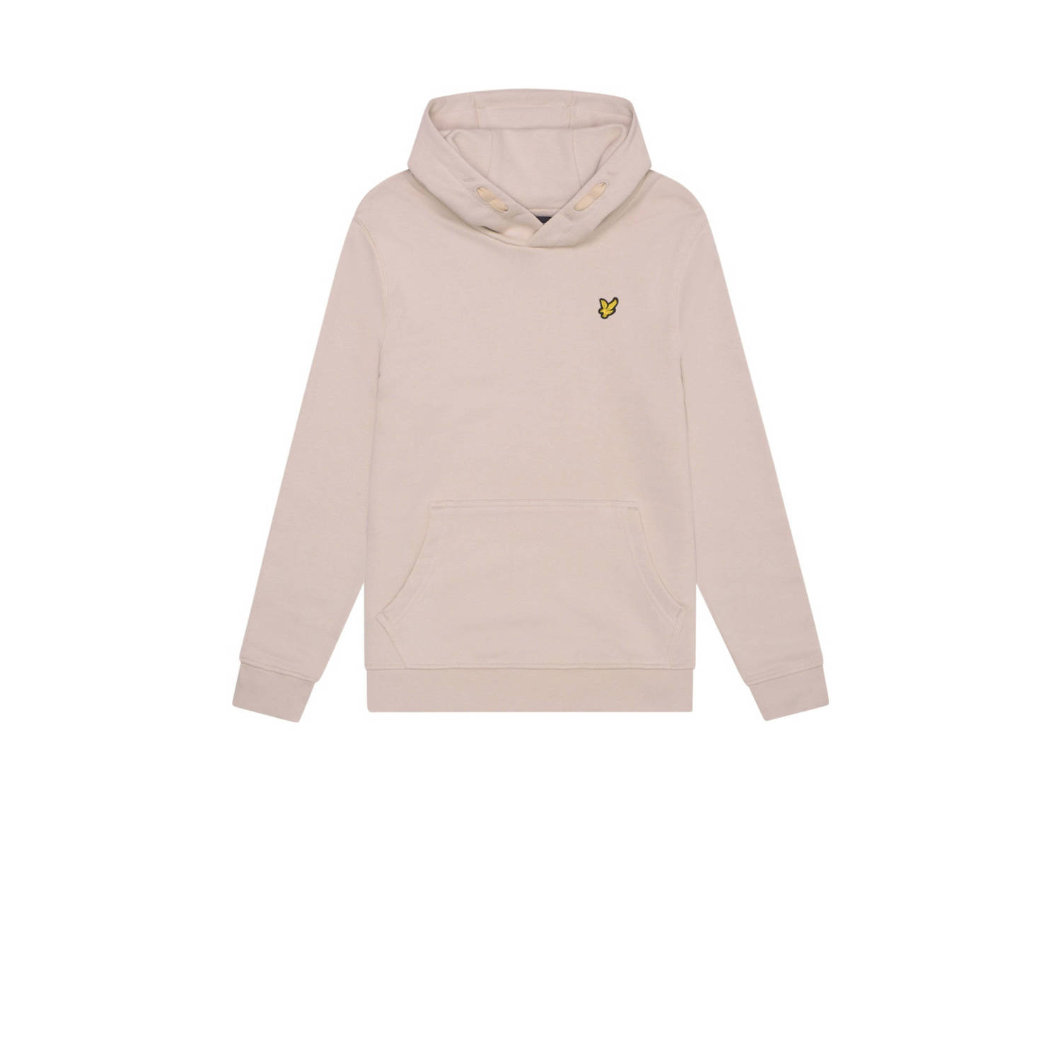 Lyle & Scott sweater Beige Jongens Katoen Capuchon Effen 134 140