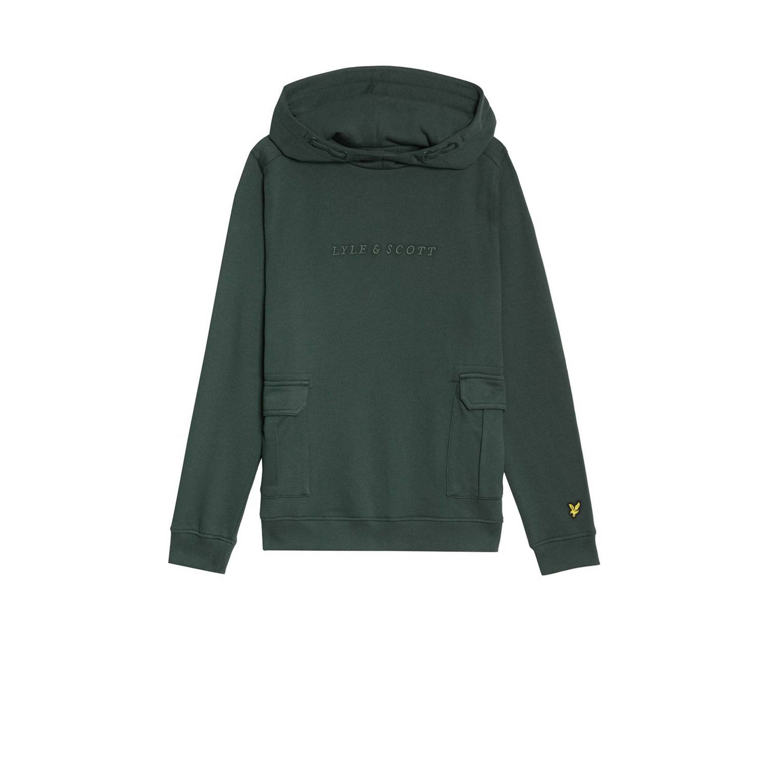 LYLE & SCOTT Jongens Truien & Vesten Cargo Pocket Hoodie Groen