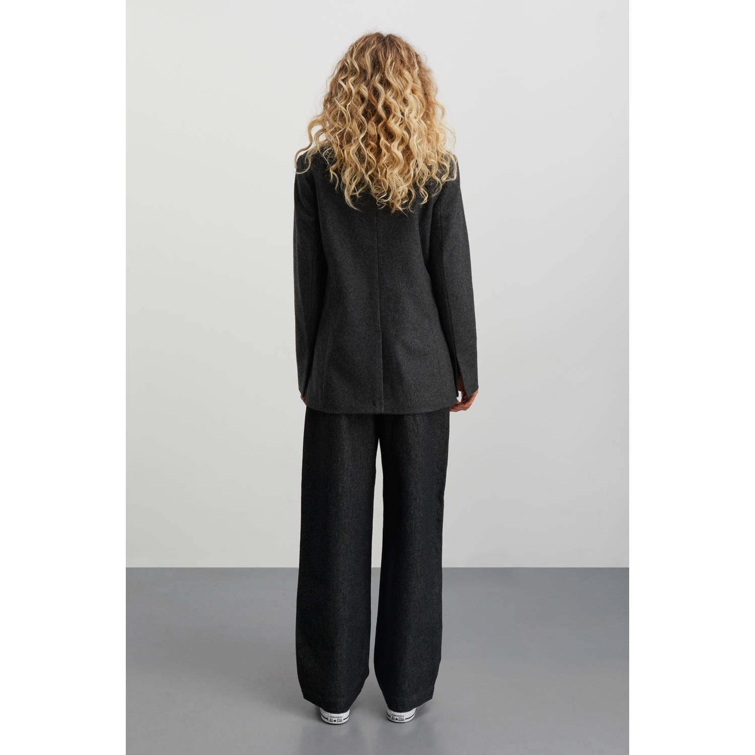 MADS NØRGAARD COPENHAGEN high waist loose jeans Dark Denim Dear Jeans black denim