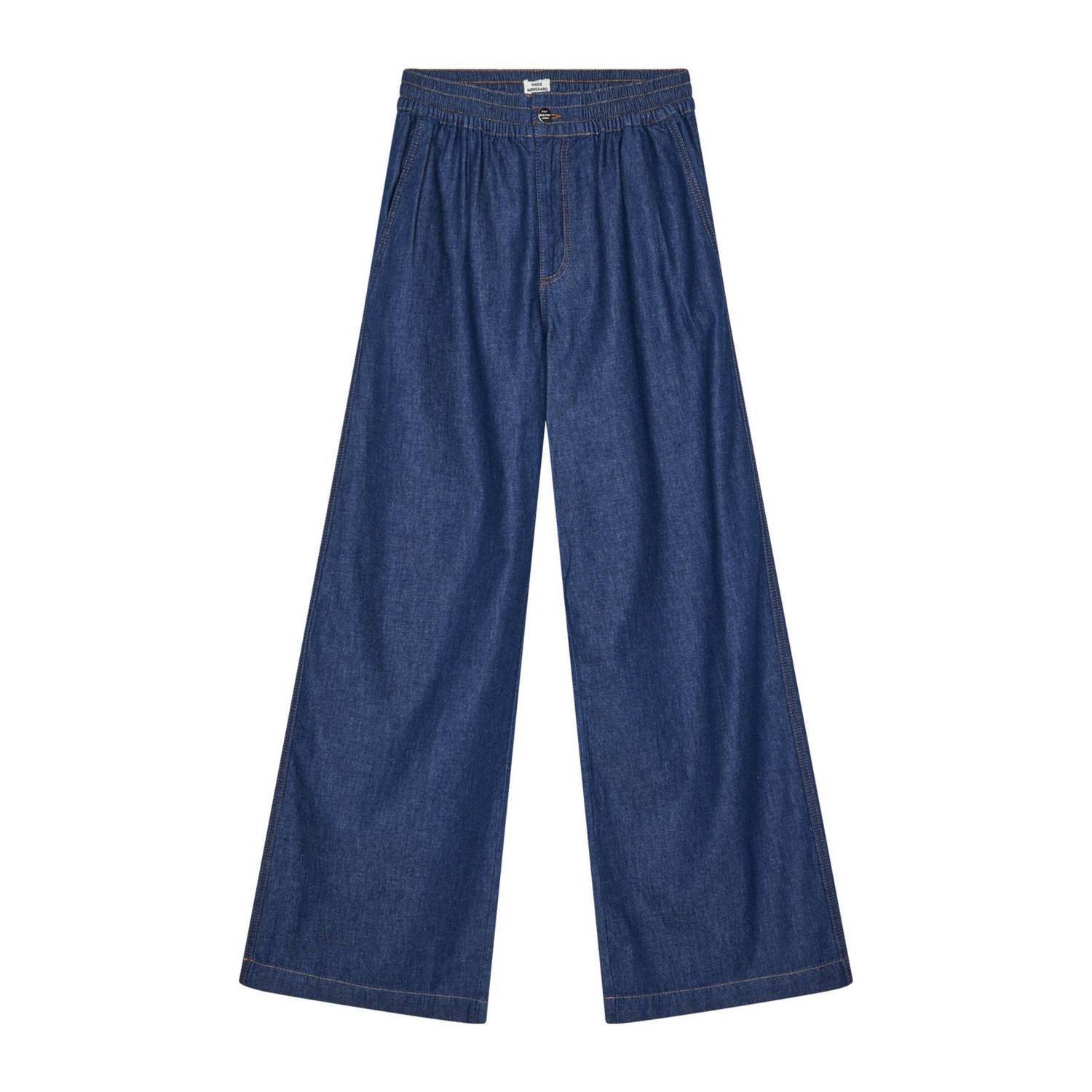 MADS NØRGAARD COPENHAGEN wide leg jeans Air Denim Temper Jeans dark blue denim