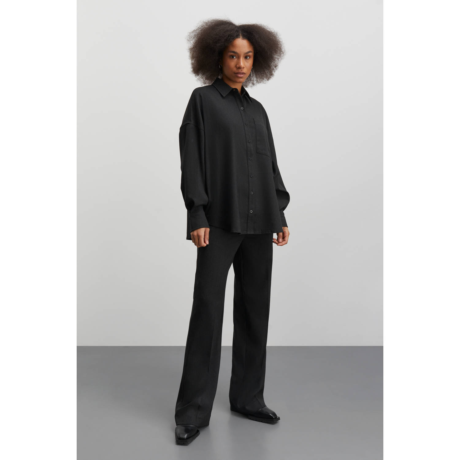 MADS NØRGAARD COPENHAGEN blouse Fulva Nicky Shirt antraciet