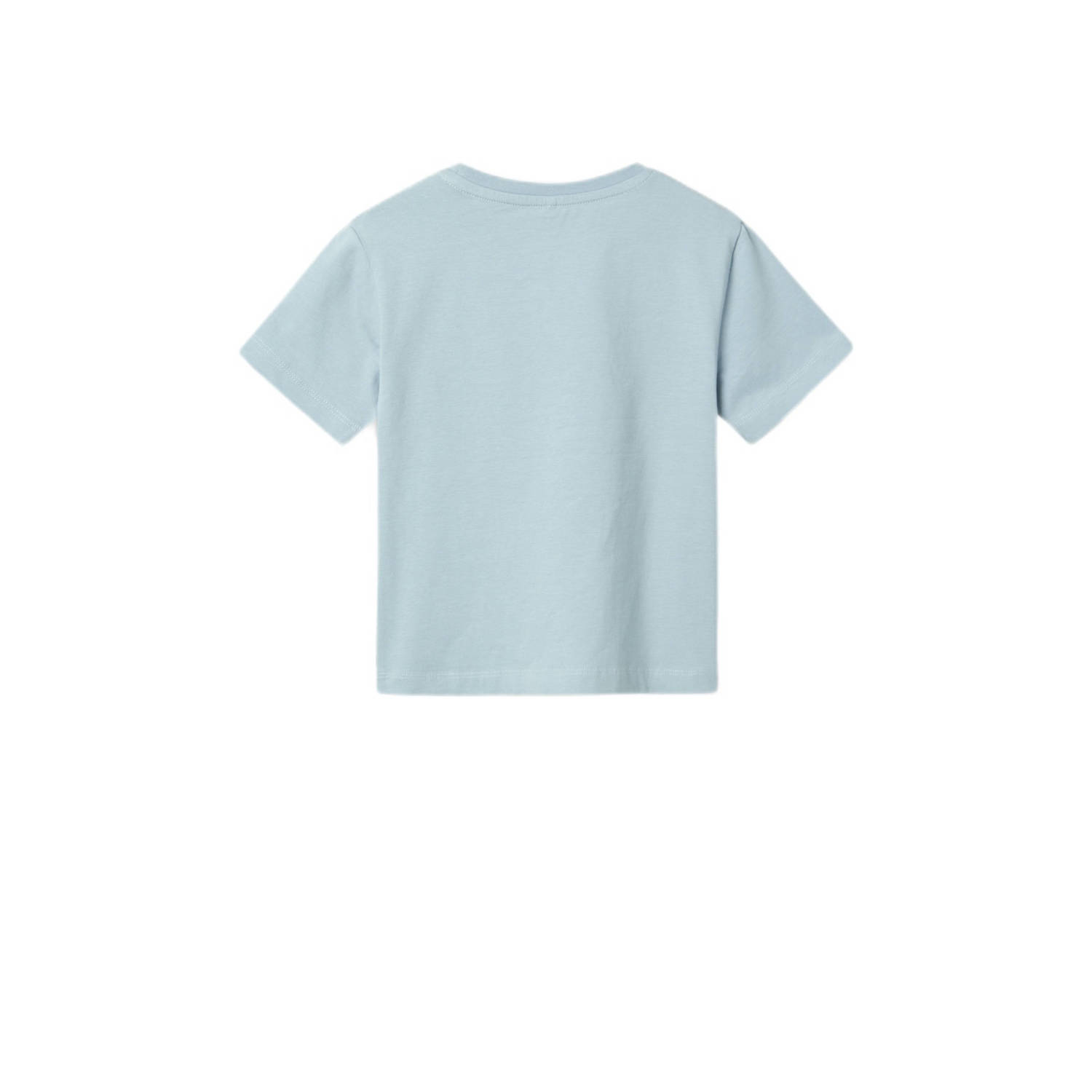 NAME IT MINI T-shirt NMMFIRKANO met printopdruk lichtblauw