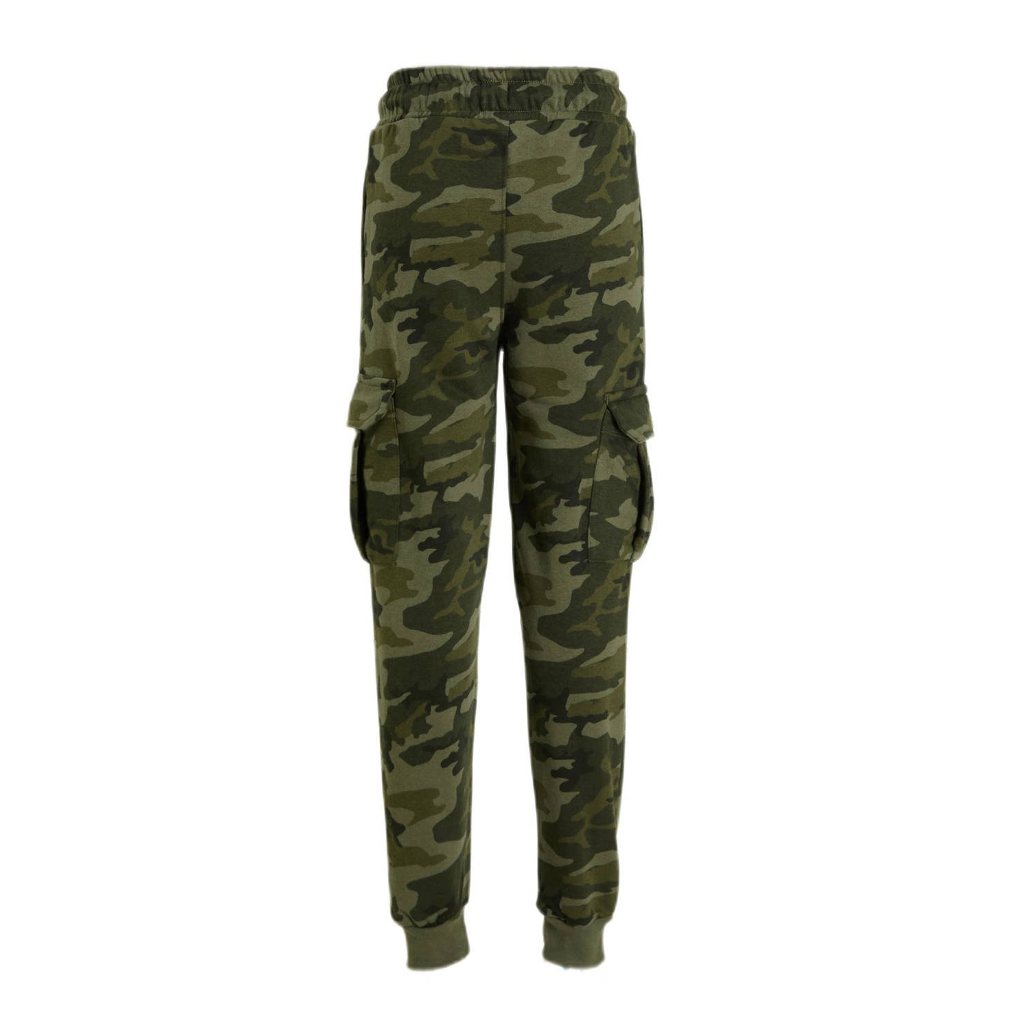 Anytime cargo joggingbroek camo print khaki