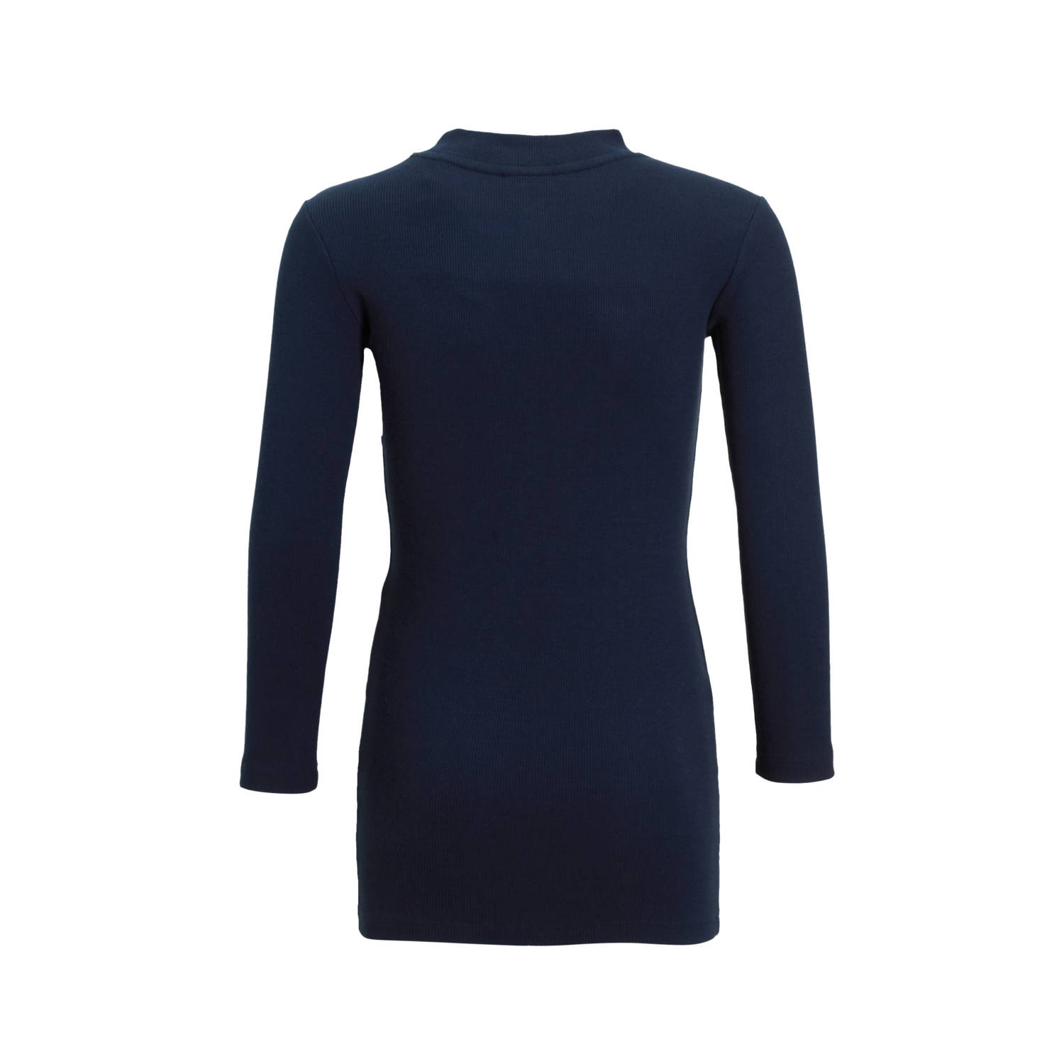 Orange Stars ribgebreide jurk Reem donkerblauw
