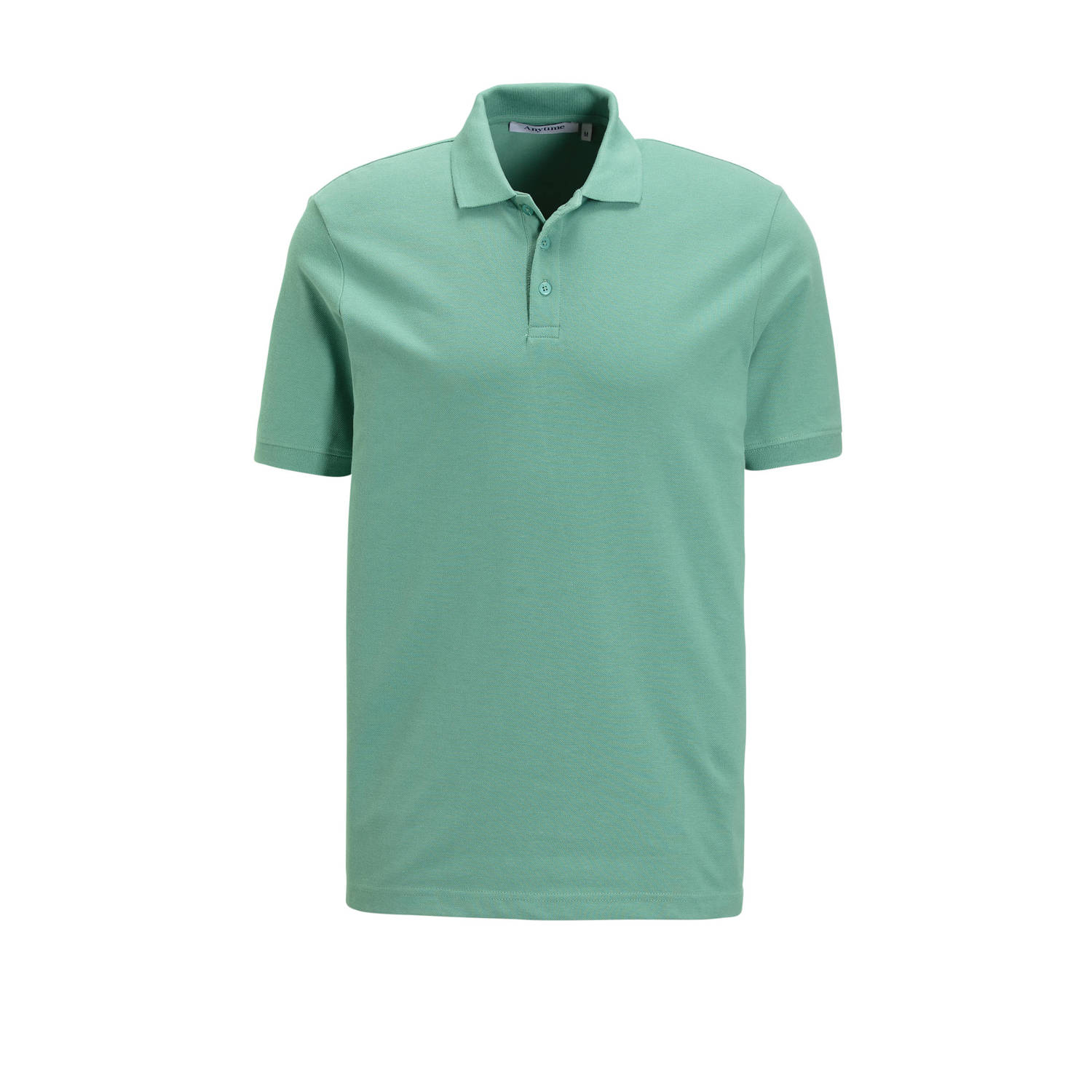 Anytime piqué polo turquoise