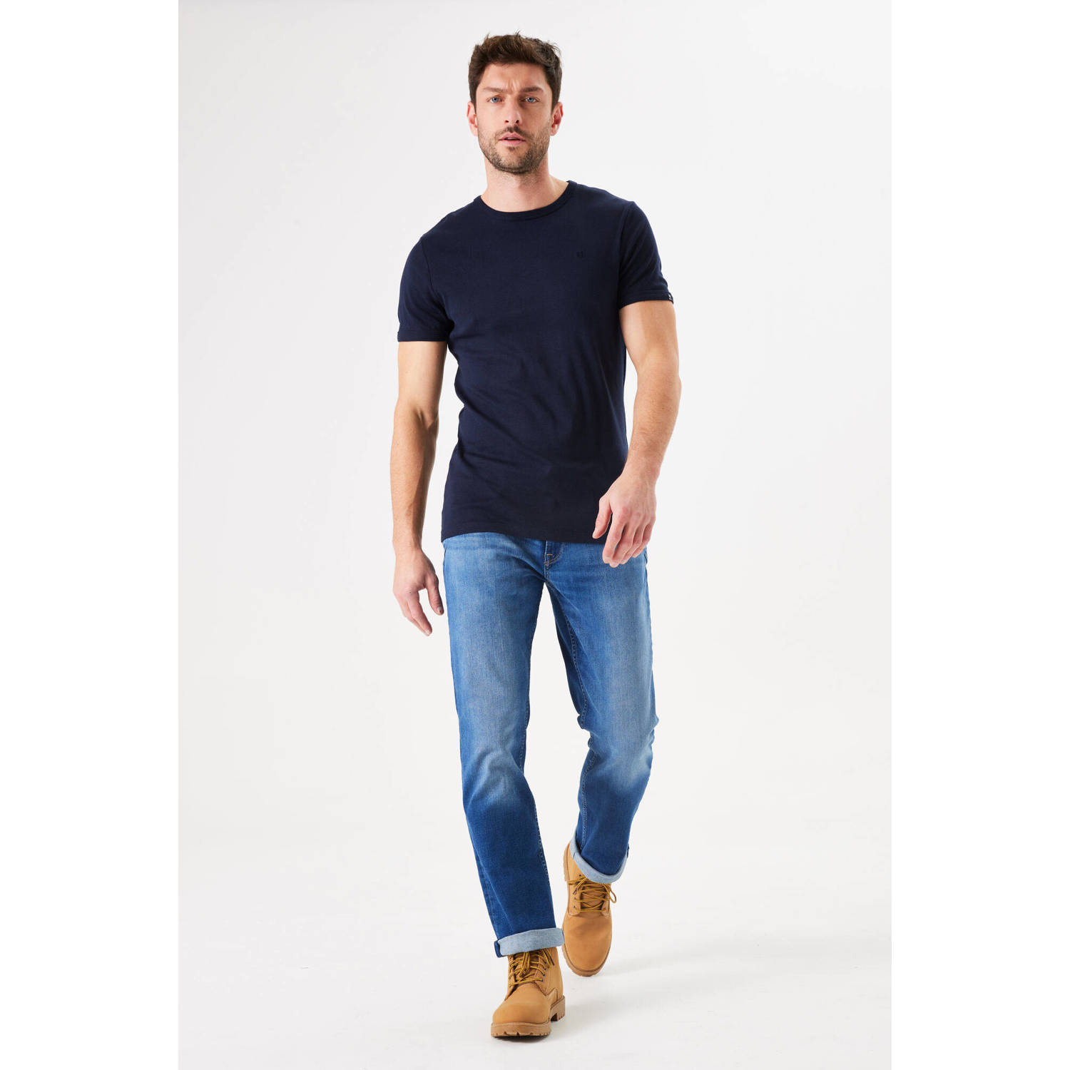 Garcia Straight jeans Rocko in five-pocketsstijl
