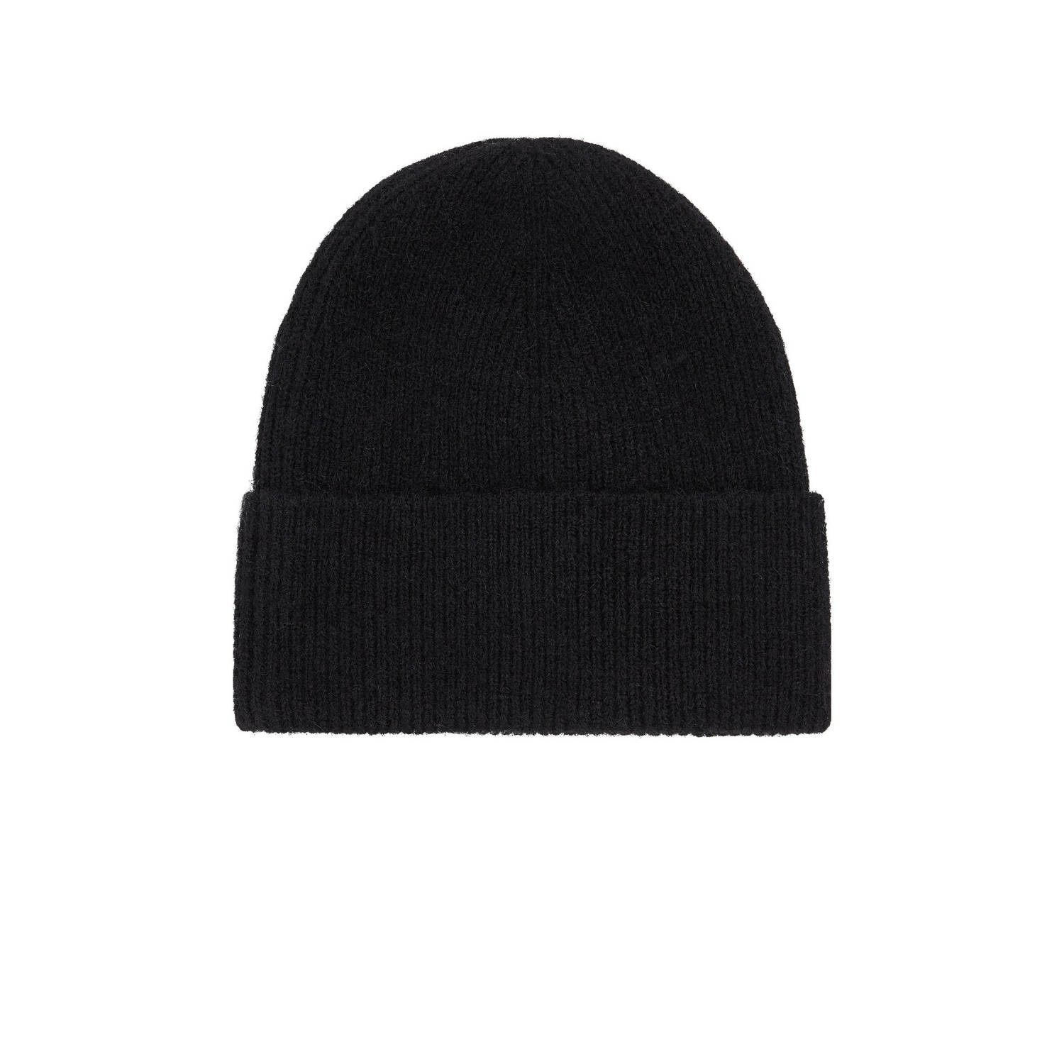 Tommy Hilfiger muts Essential Flag Fuzzy zwart