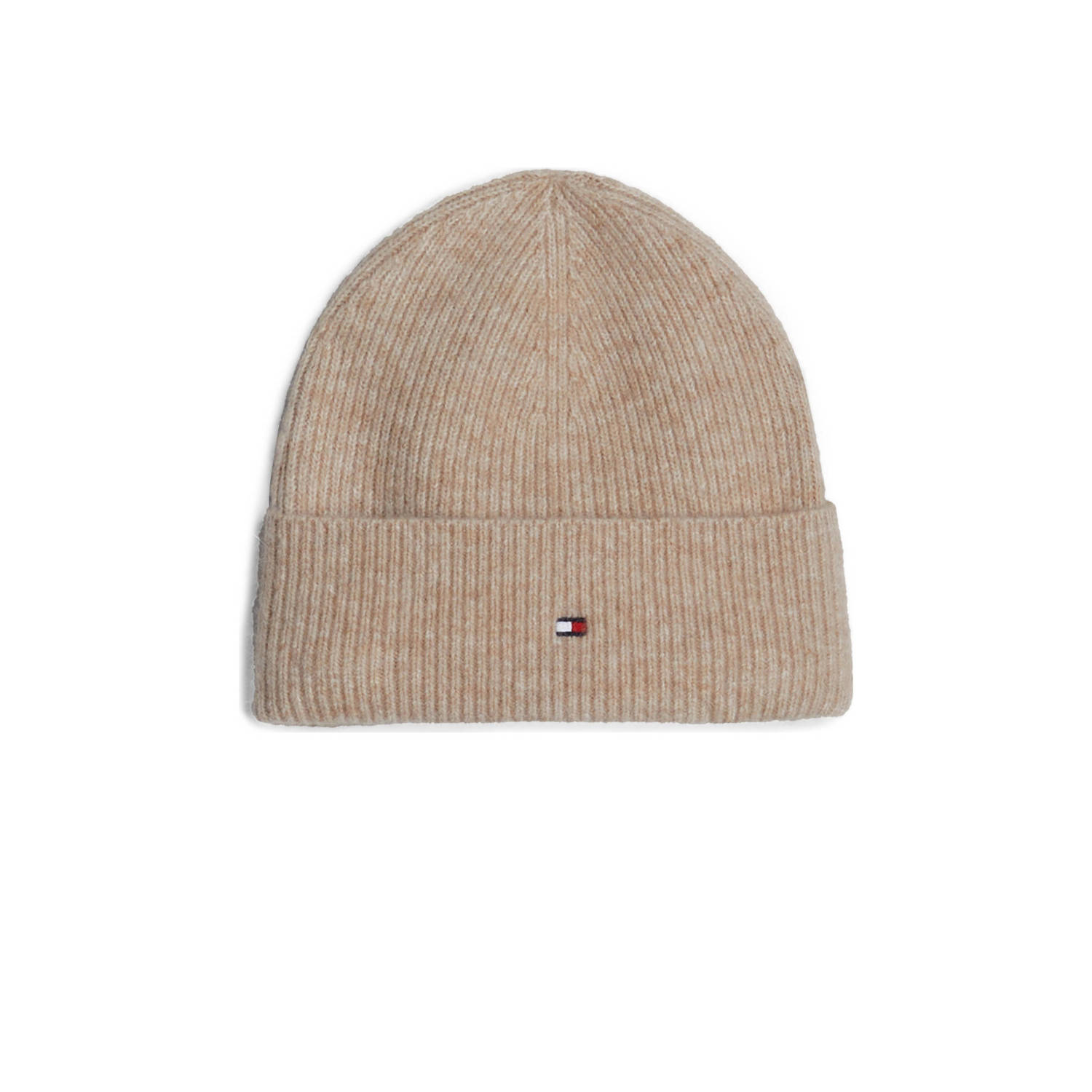 Tommy Hilfiger Gebreide muts met logodetail model 'ESSENTIAL FLAG FUZZY'