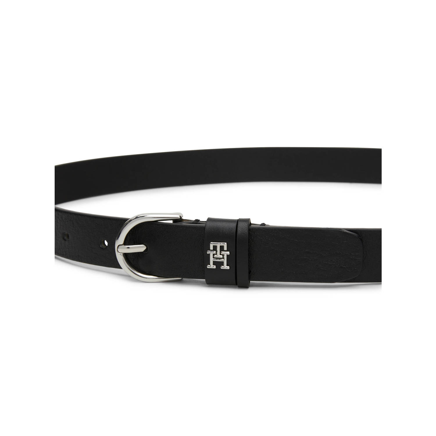 Tommy Hilfiger leren riem Essential Effortless zwart