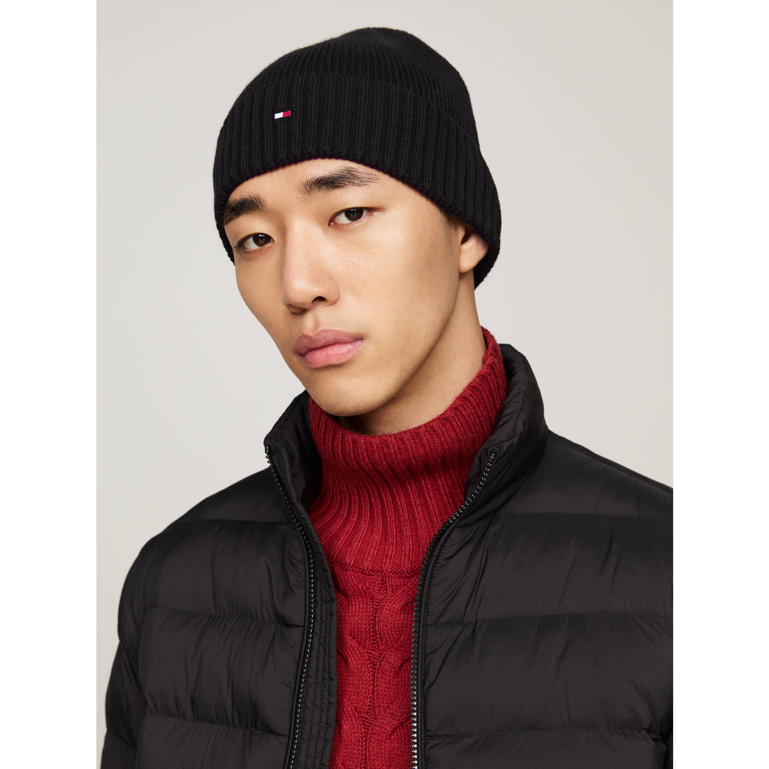 Tommy Hilfiger muts TH Flag zwart