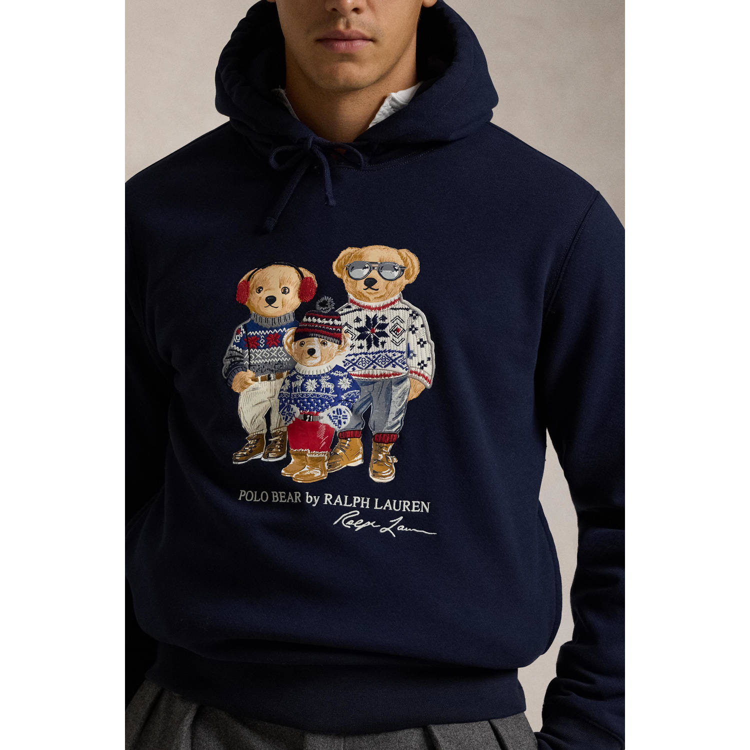 POLO Ralph Lauren hoodie donkerblauw