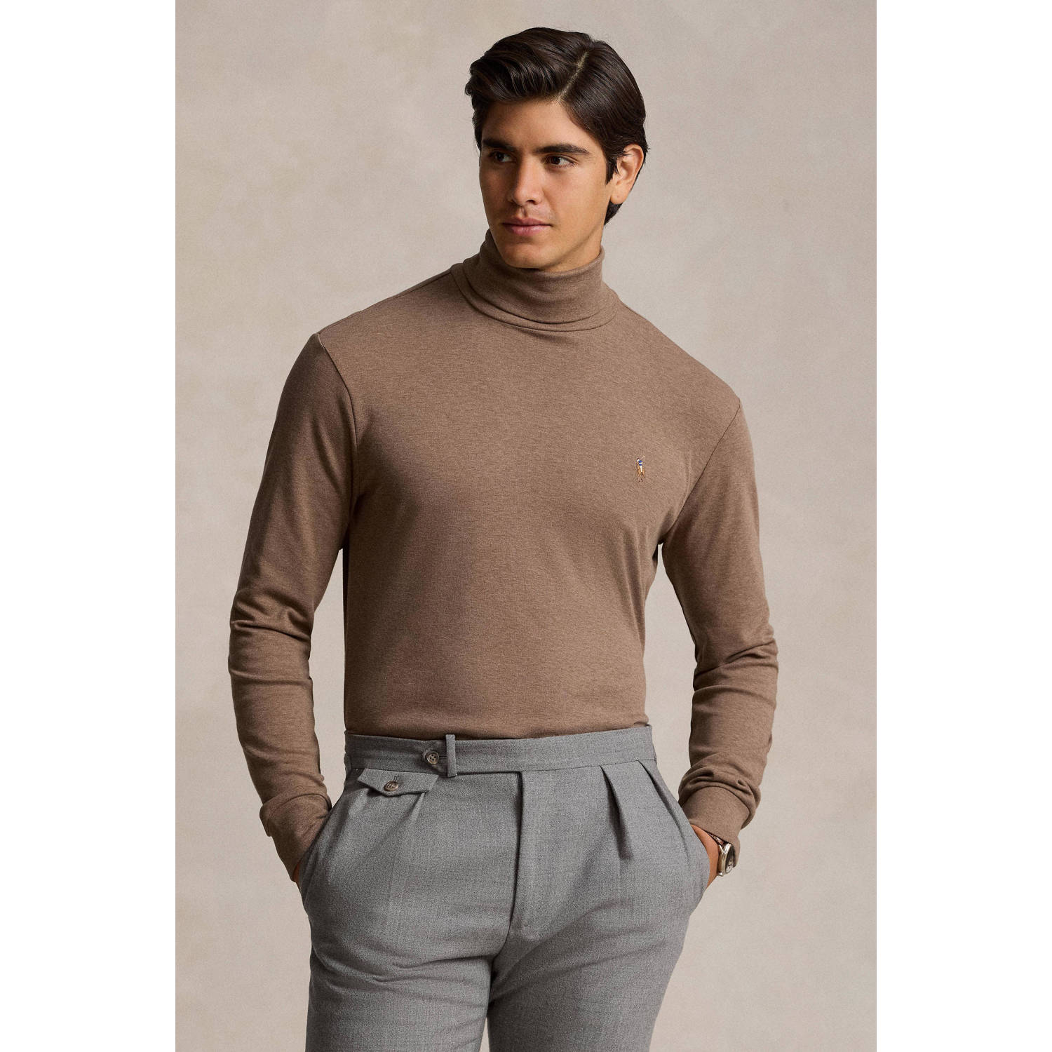 POLO Ralph Lauren coltrui met logo en borduursels