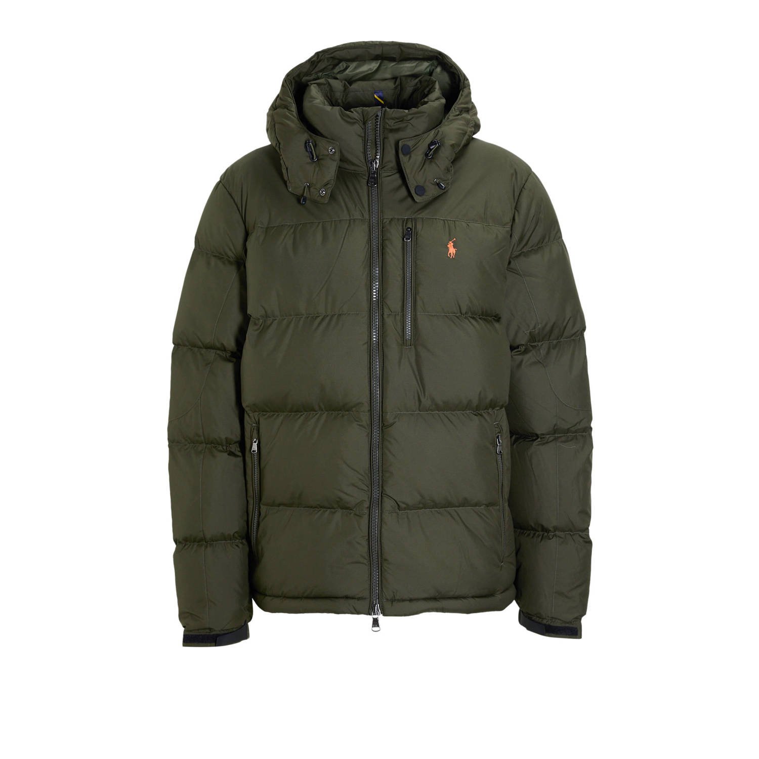 Polo Ralph Lauren Waterafstotende donsjack met afneembare capuchon Green Heren