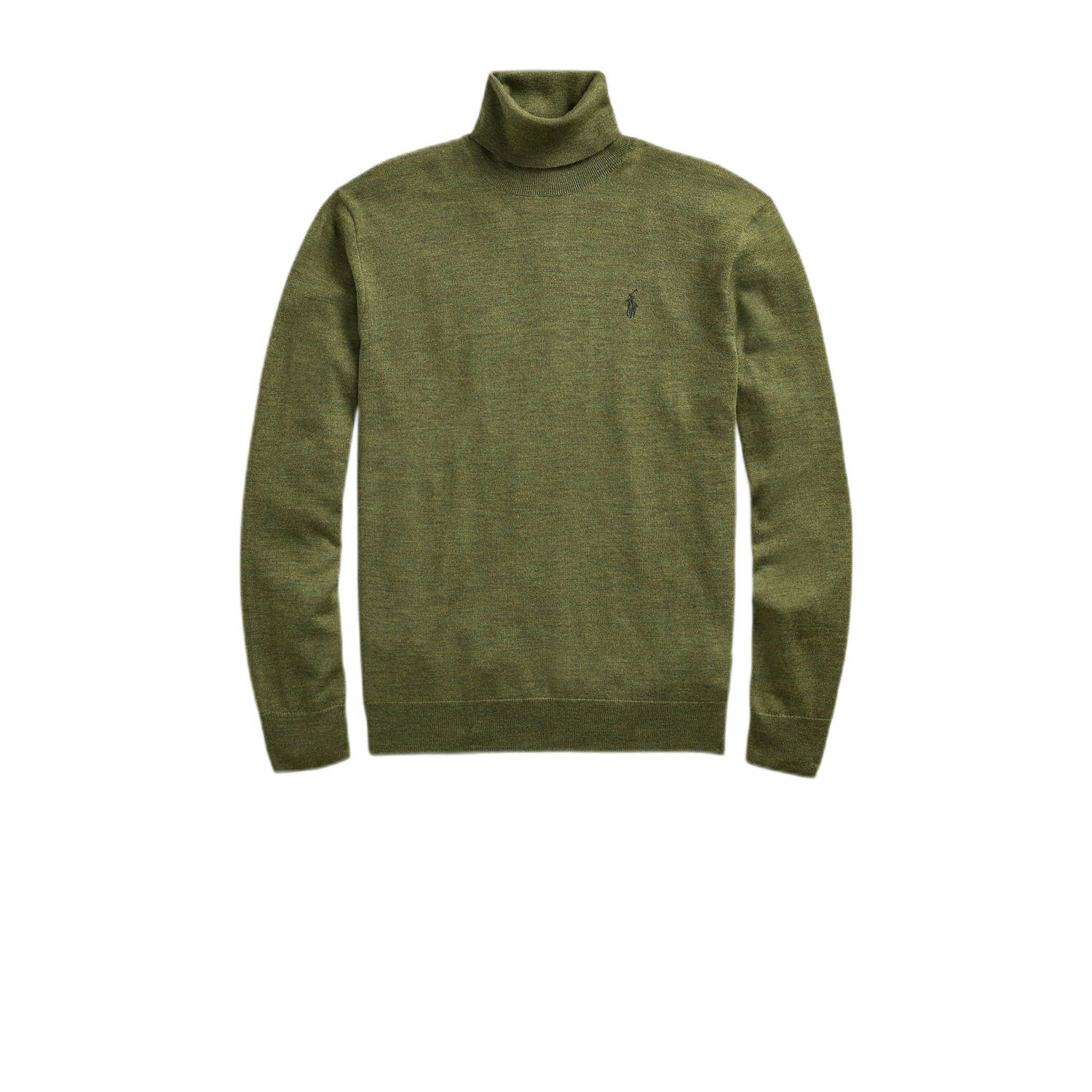 Ralph Lauren Olijfgroene trui met logo Green Heren