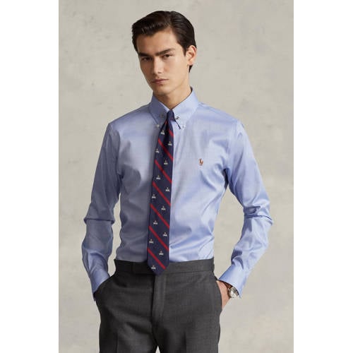 POLO Ralph Lauren slim fit overhemd blauw afbeelding
