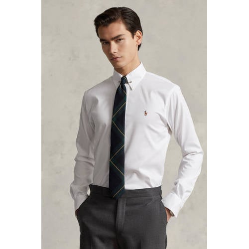 POLO Ralph Lauren slim fit overhemd wit afbeelding