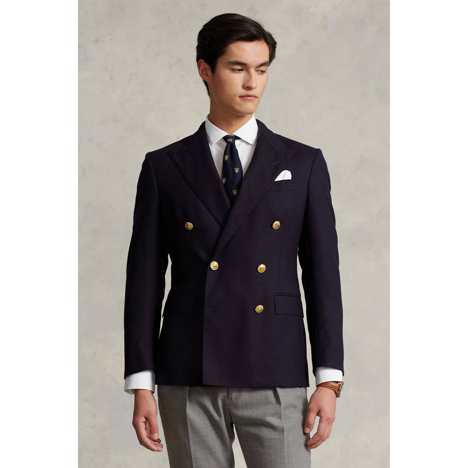 POLO Ralph Lauren custom fit overhemd wit