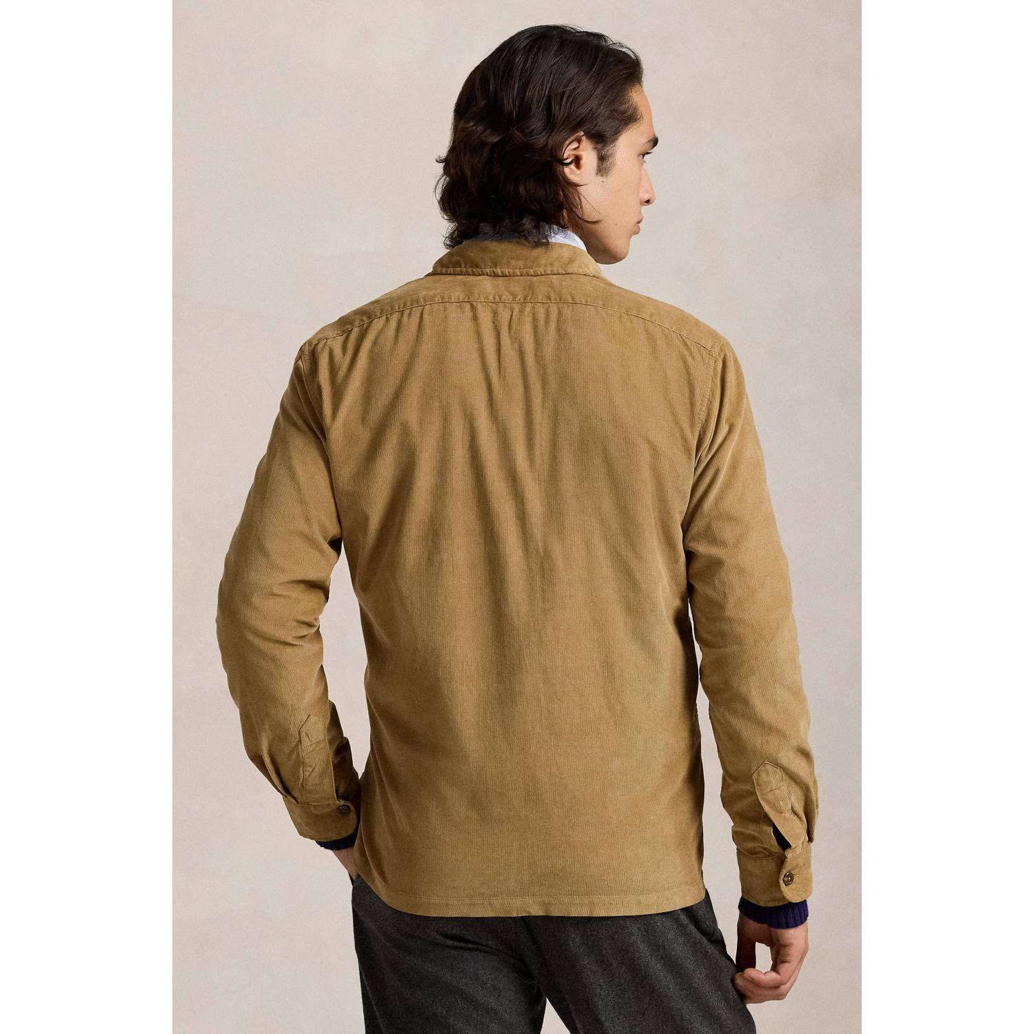 POLO Ralph Lauren regular fit overshirt bruin