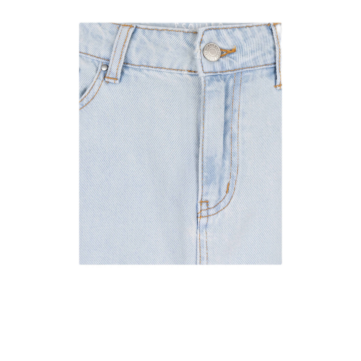Esqualo spijkerrok light blue denim