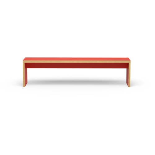 HKLIVING eetkamerbank Bench 180 cm - Orange