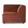HKLIVING Jax bank element rechts - rood