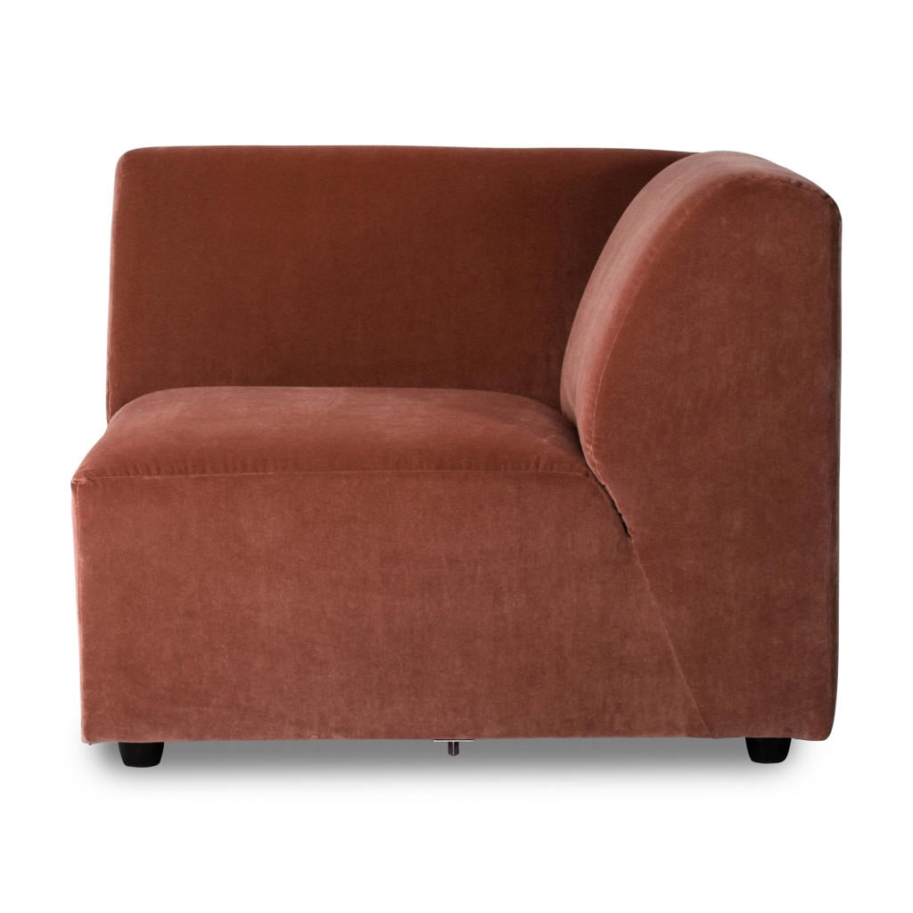 HKLIVING Jax bank element rechts - rood
