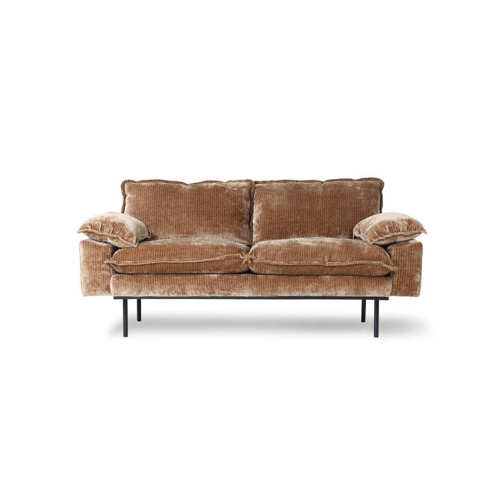 HKLIVING 2-zitsbank Retro - goud