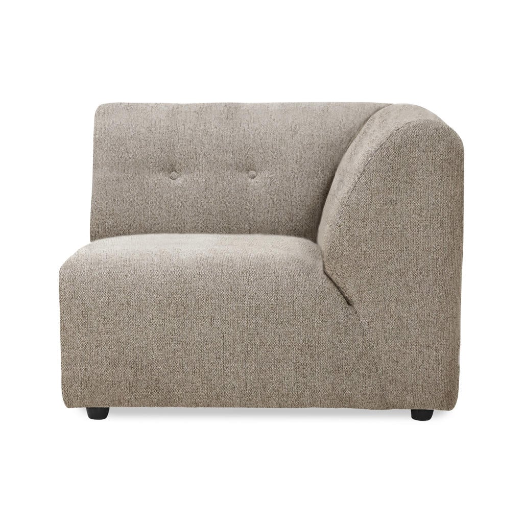 HKLIVING bank Vint element rechts - beige