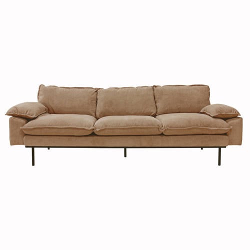 HKLIVING 4-zitsbank Retro afbeelding