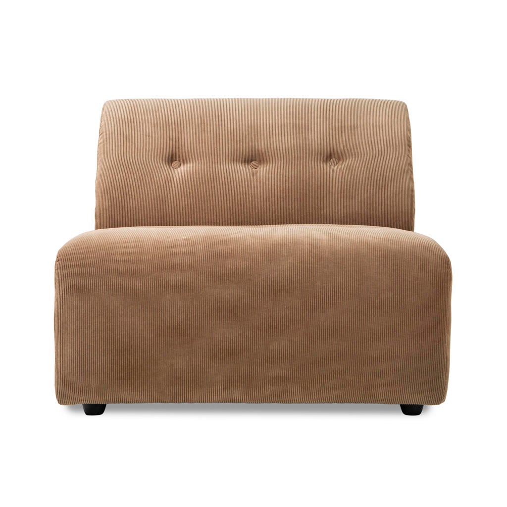 HKLIVING modulaire bank Vint - bruin