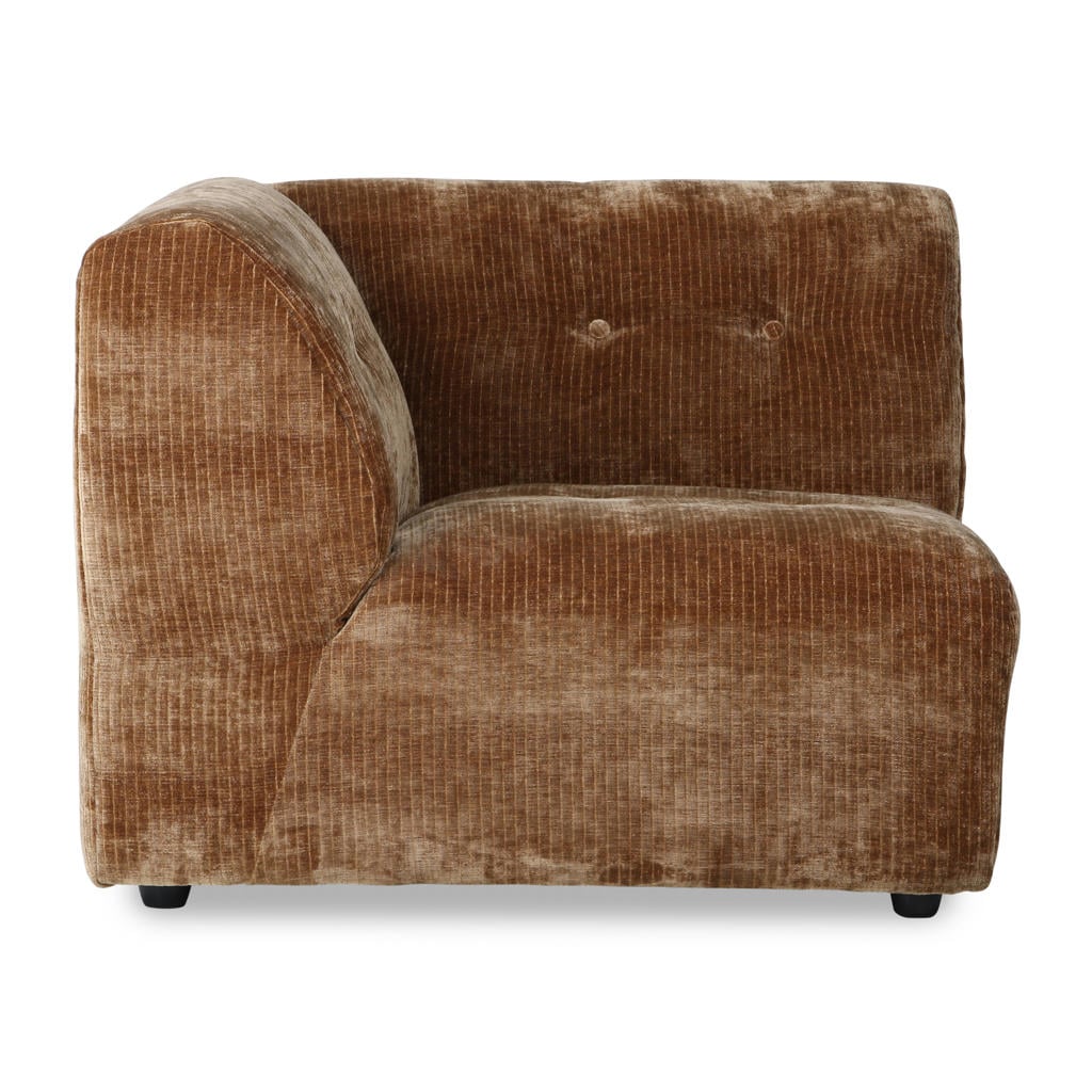 HKLIVING corduroy velvet bank Vint element links - aged gold