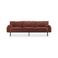 HKLIVING 3-zitsbank Retro - rood